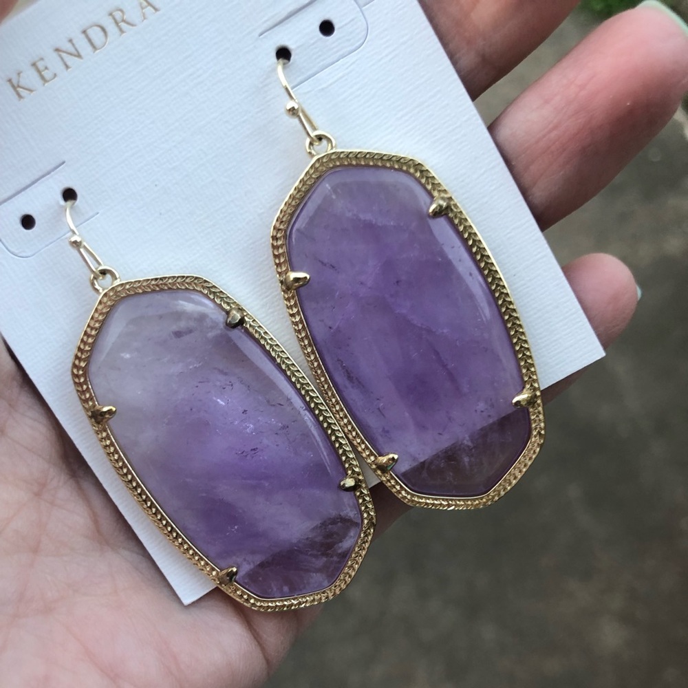 ❤️❤️SOLD❤️❤️RARE Kendra Scott Amethyst Danielle